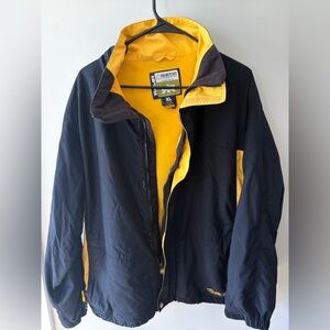 Burton Snowboard Jacket Women’s XL Black Yellow Ski Coat Fleece Lined Outdoor